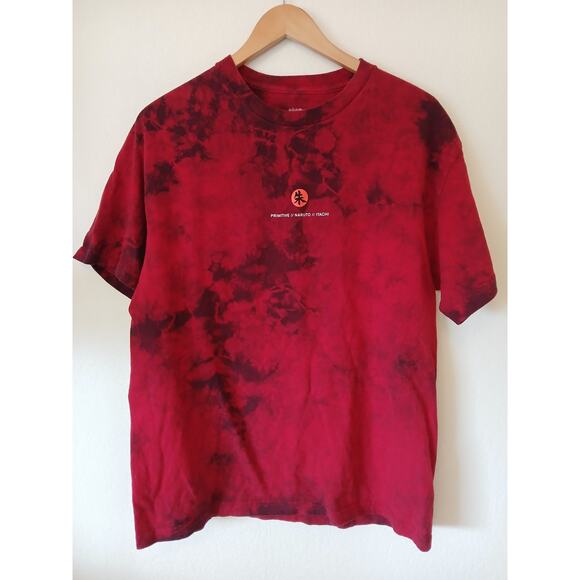 Naruto Shippuden 2007 Primitive Itachi Back hit Red Short Sleeve Shirt - Picture 2 of 3